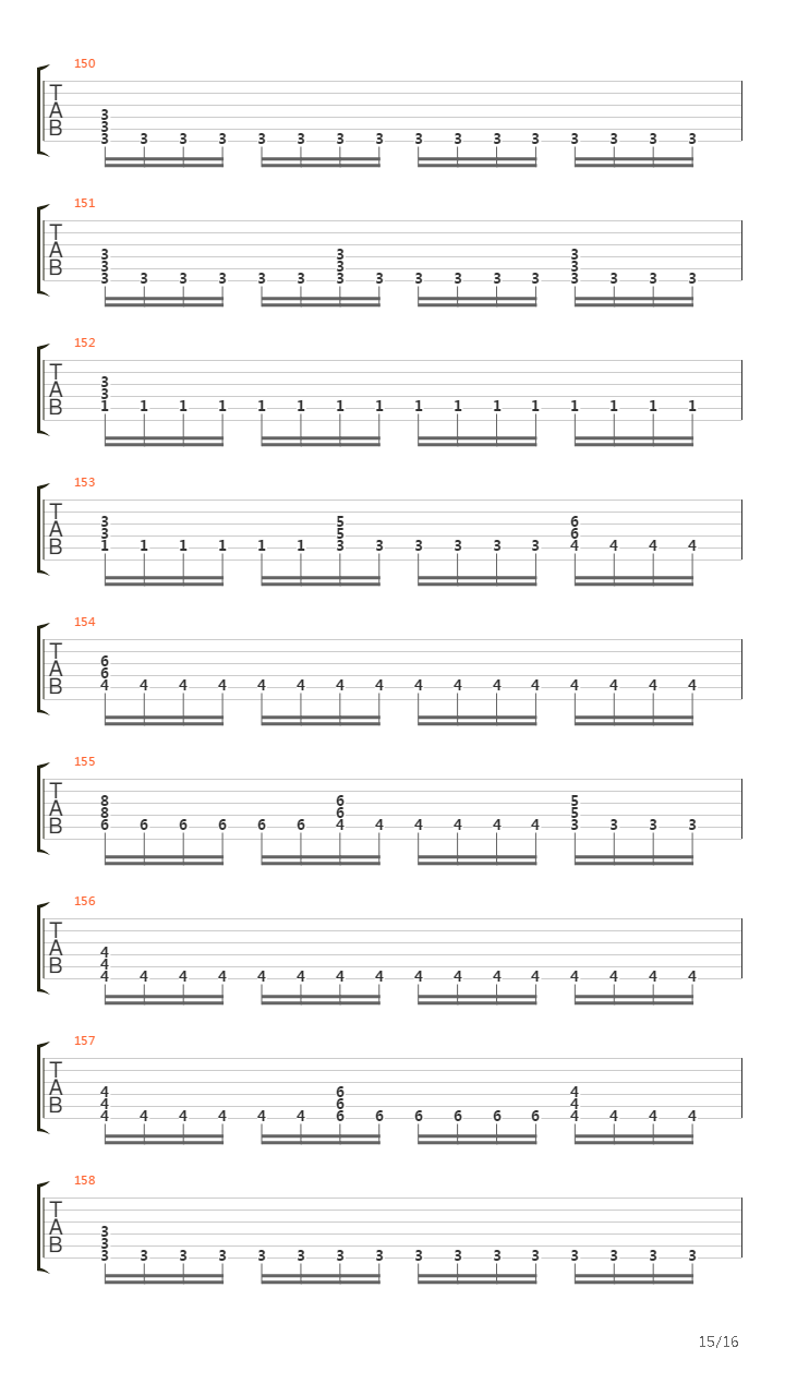 The Way It Ends吉他谱