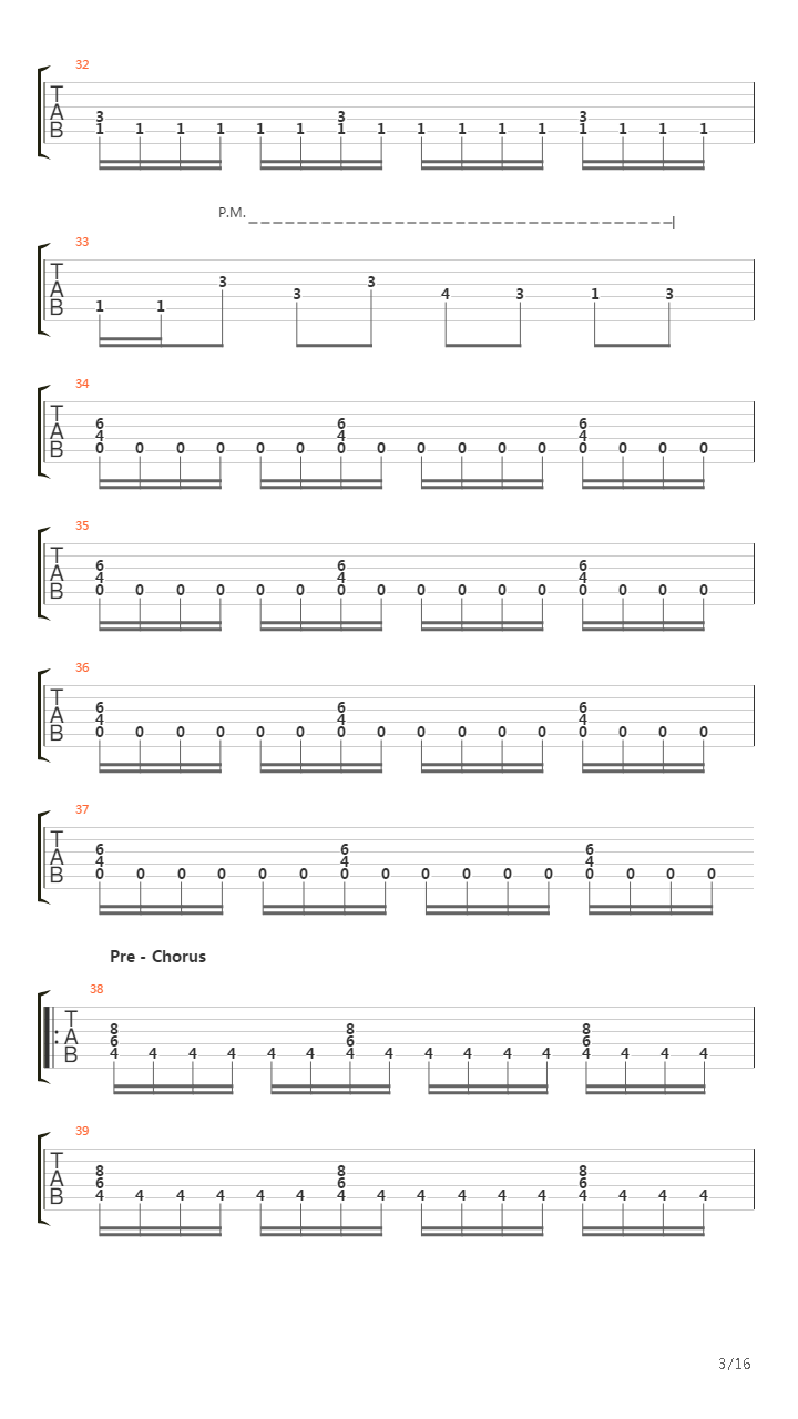 The Way It Ends吉他谱
