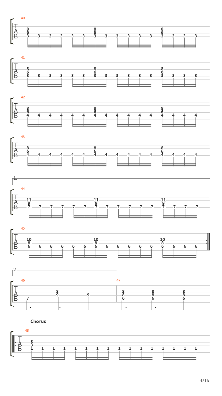 The Way It Ends吉他谱