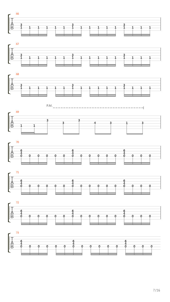 The Way It Ends吉他谱