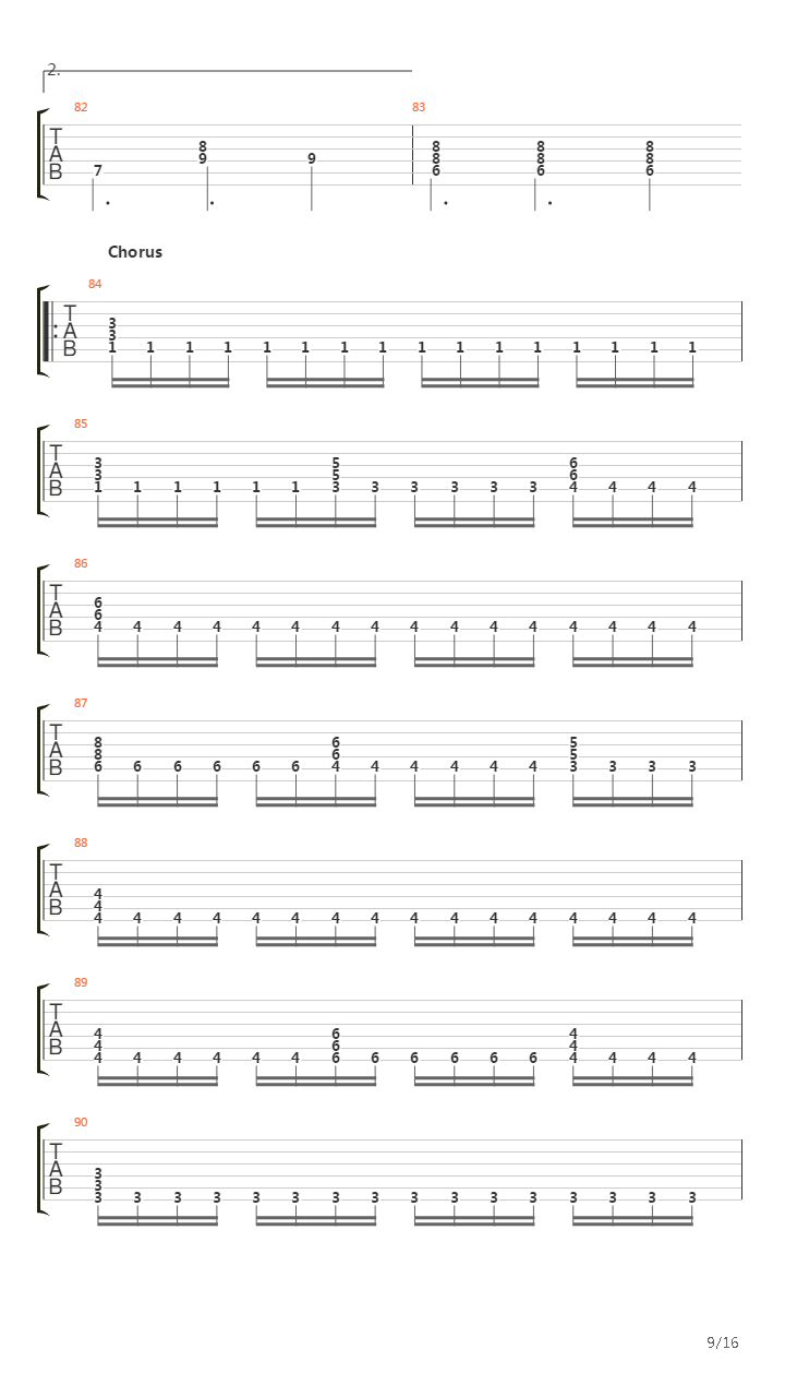 The Way It Ends吉他谱