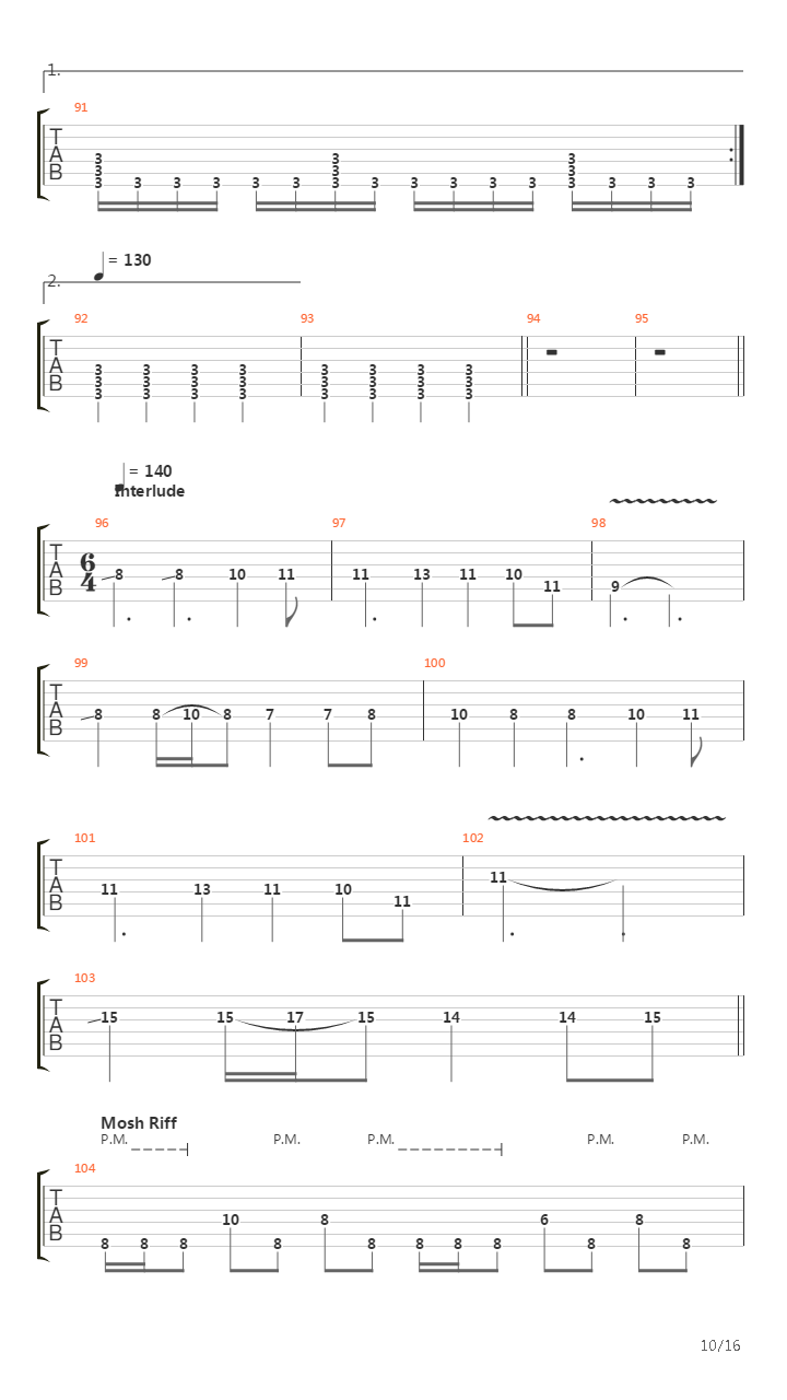 The Way It Ends吉他谱