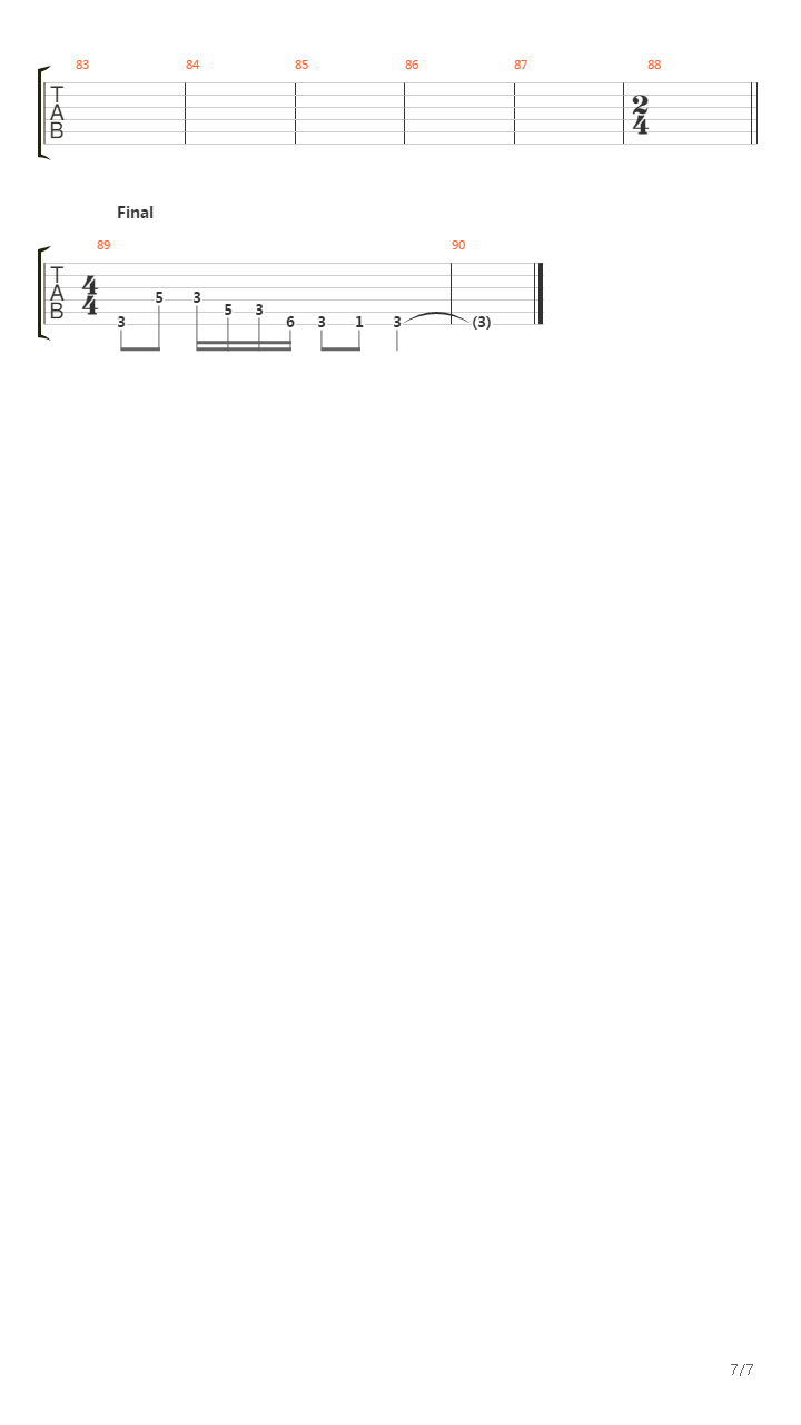 Voa吉他谱