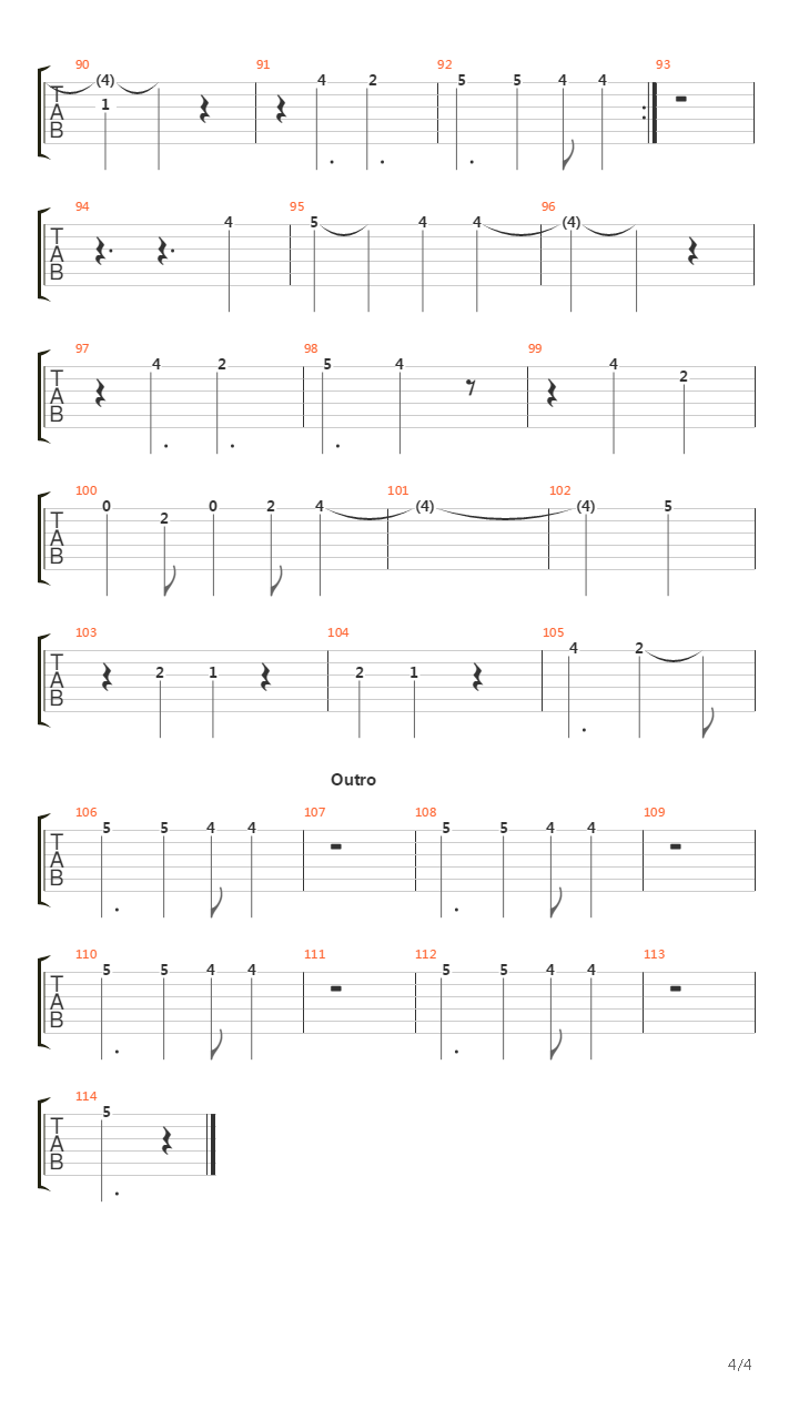 Breathe Into Me吉他谱