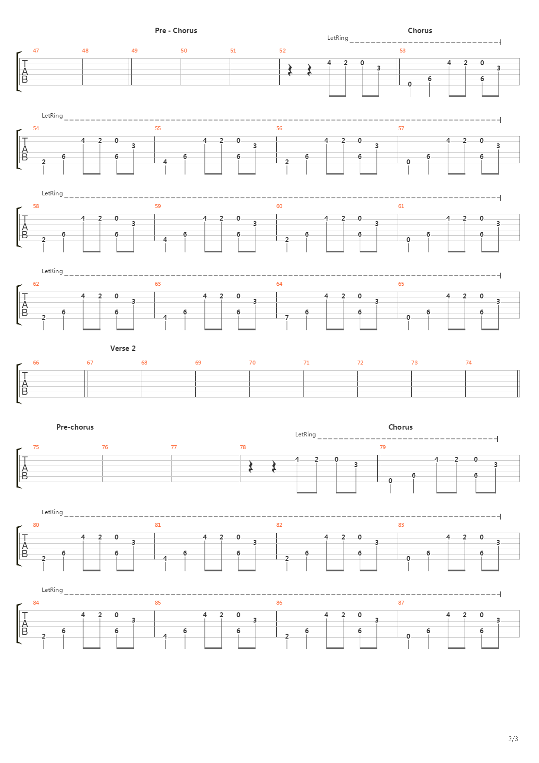 Pieces吉他谱