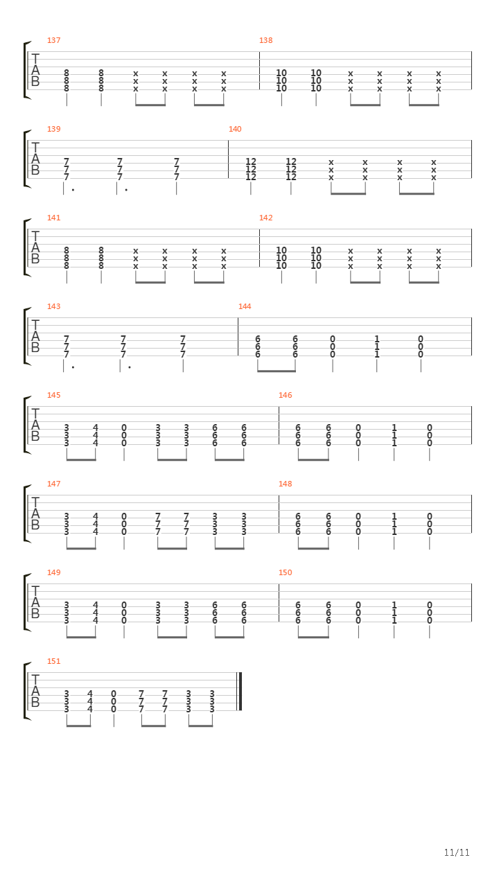 Run And Escape吉他谱