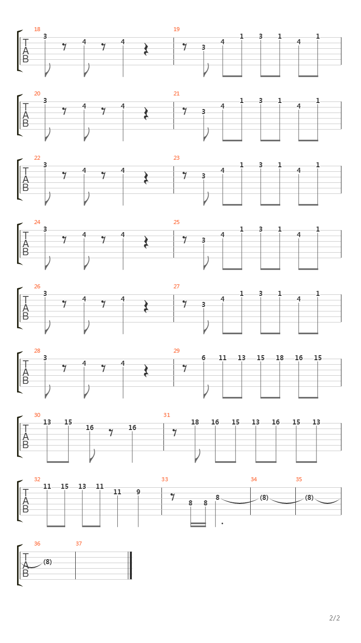 1812 Overture吉他谱