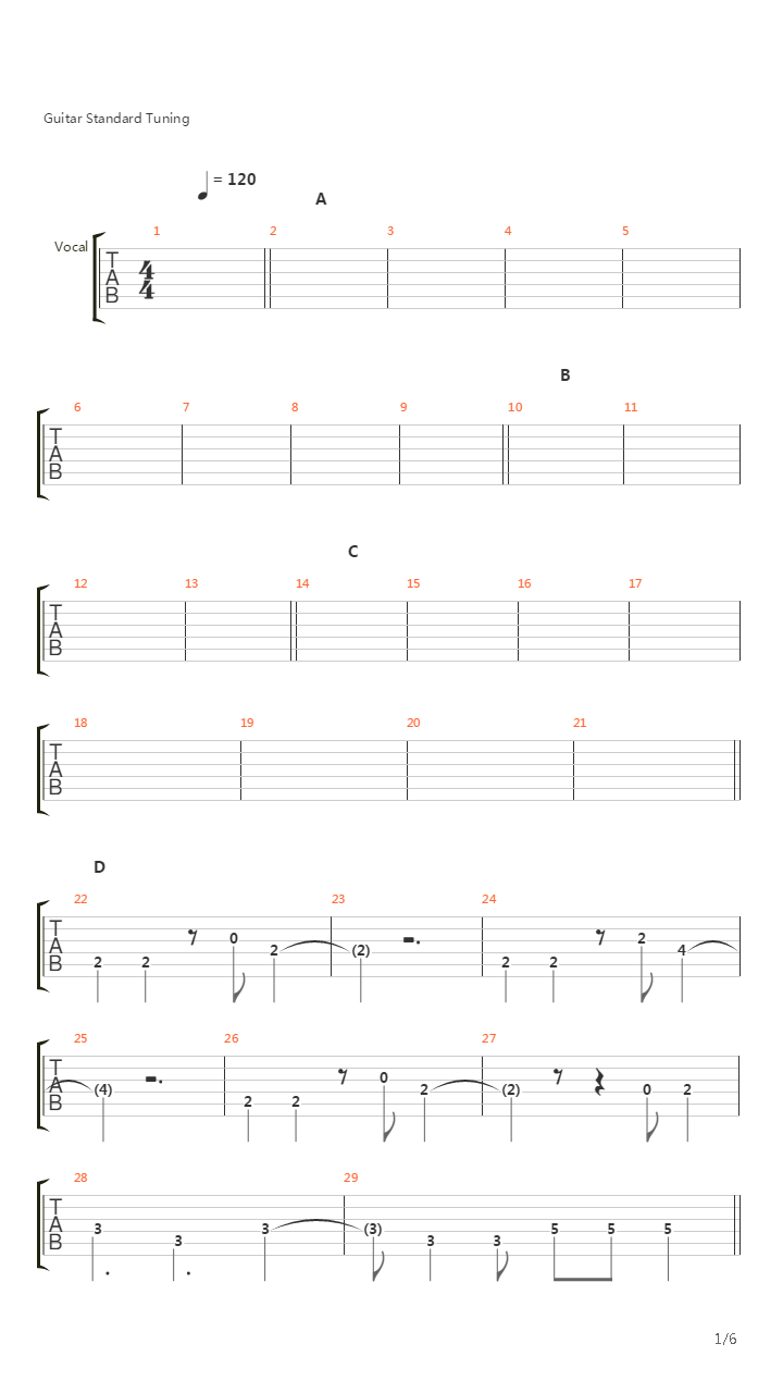 カラス(Karasu)吉他谱