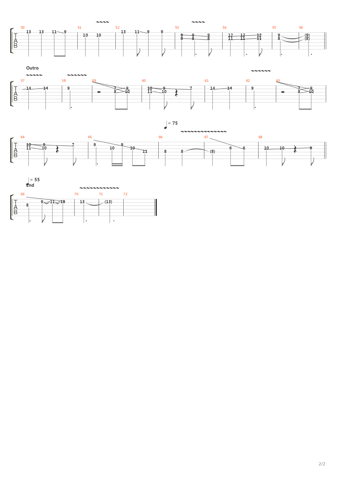 Sleep Walk吉他谱