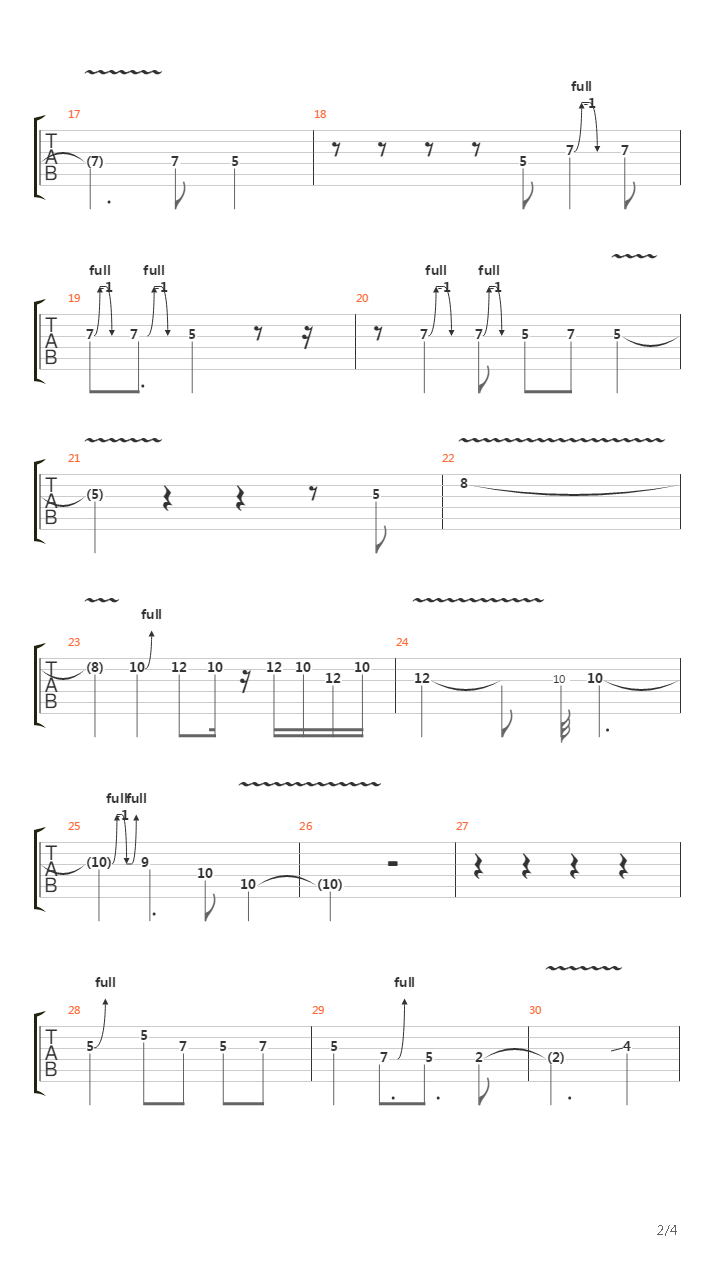 Unchained Melody(人鬼情未了)吉他谱