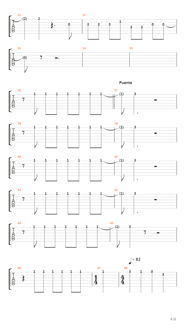 Peperina吉他谱