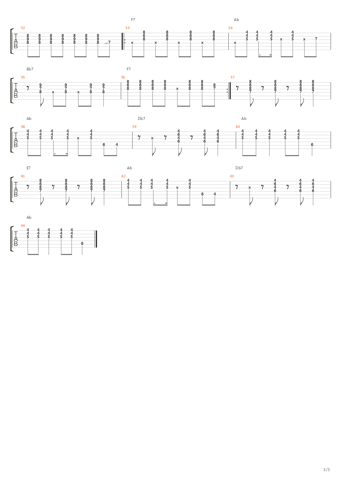 Fun吉他谱