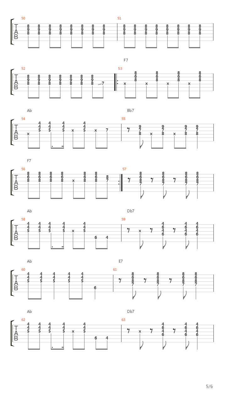 Fun吉他谱