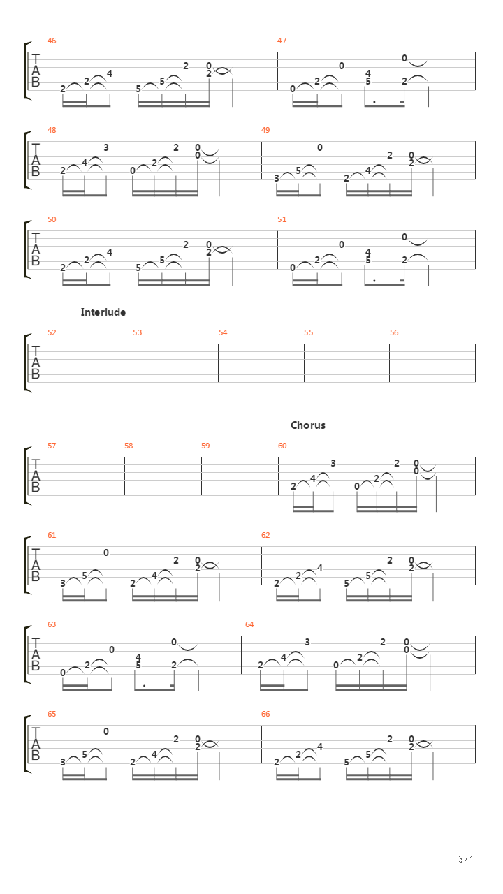 Artifice吉他谱
