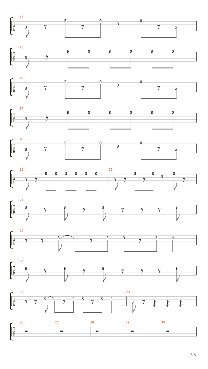 36-24-36吉他谱