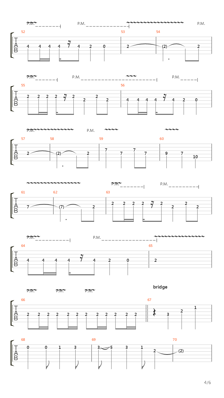 Apache吉他谱