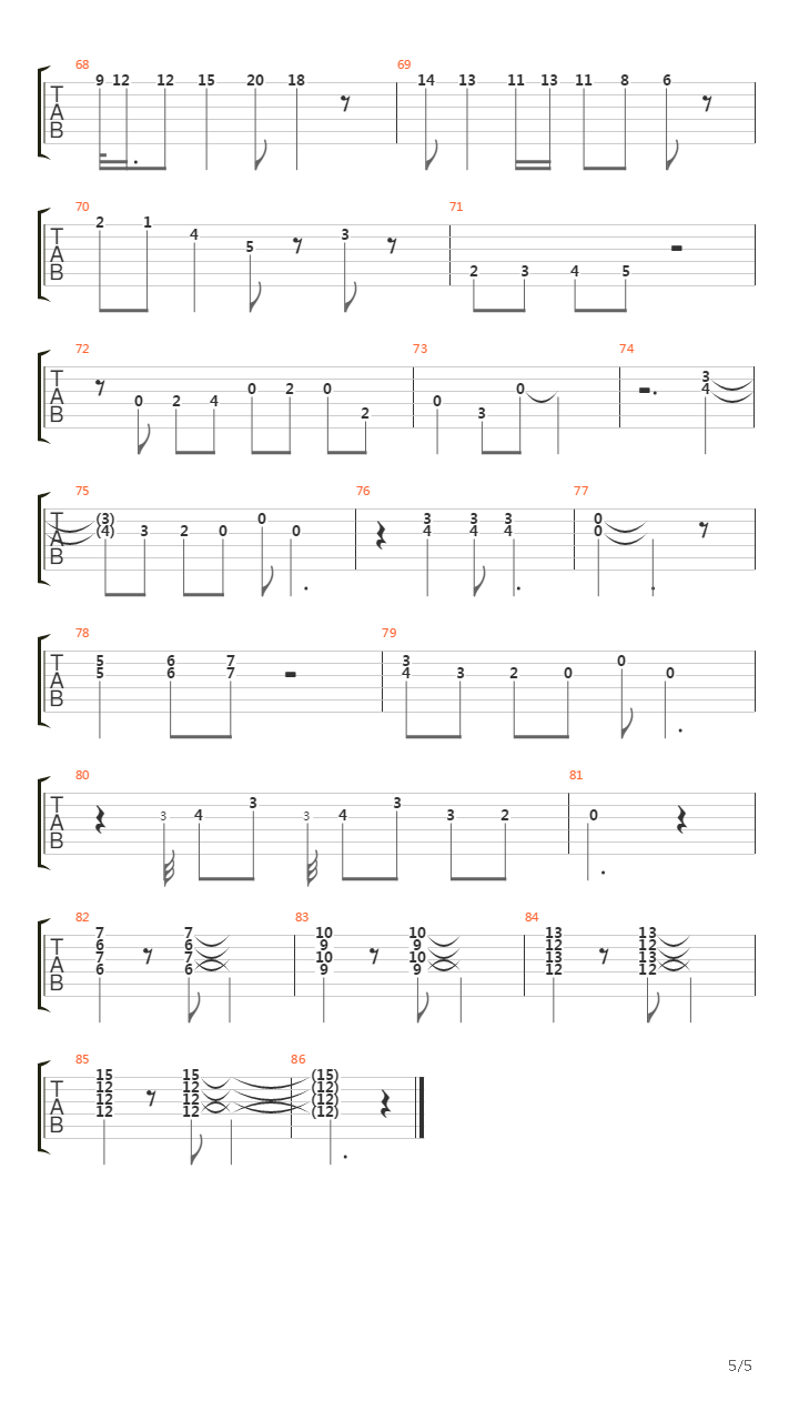 Chattanooga Choo Choo吉他谱