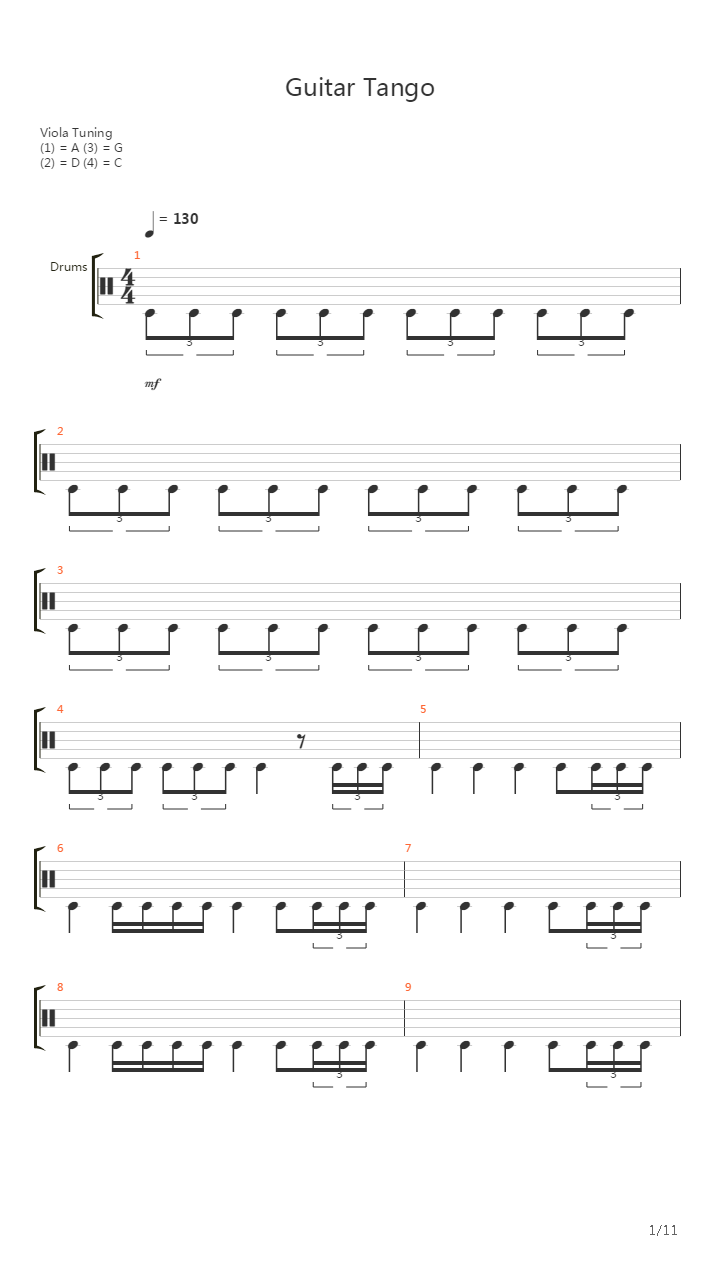 Guitar Tango吉他谱