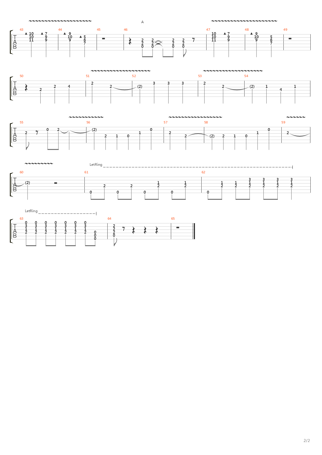 Kon Tiki吉他谱