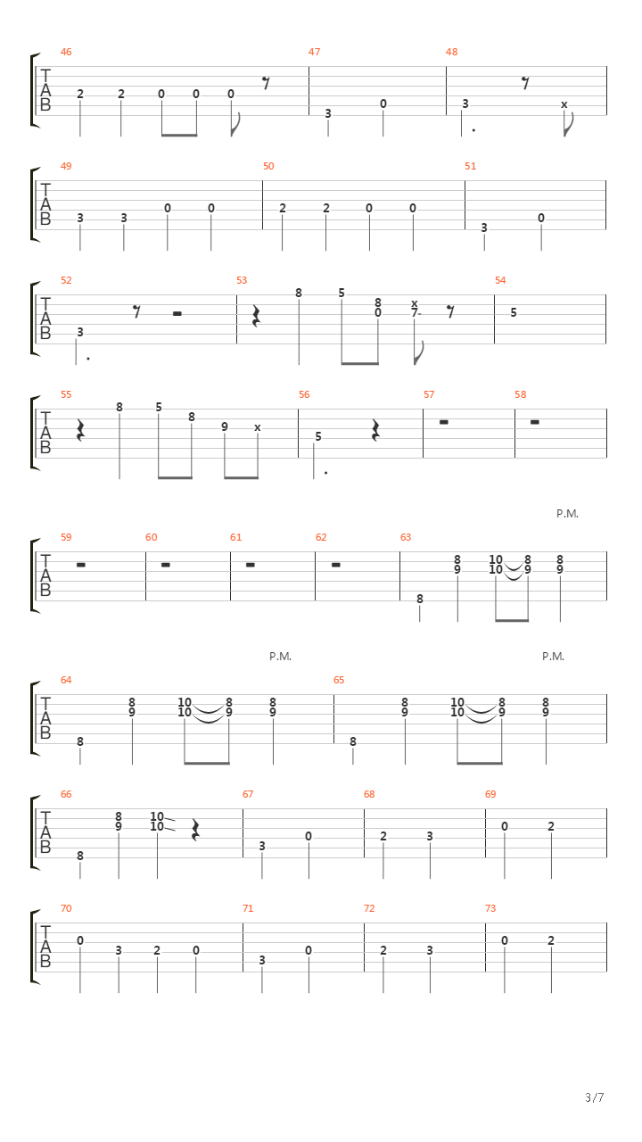 Stars Fell On Stockton吉他谱