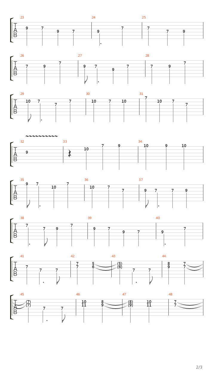 Theme For Young Lovers吉他谱