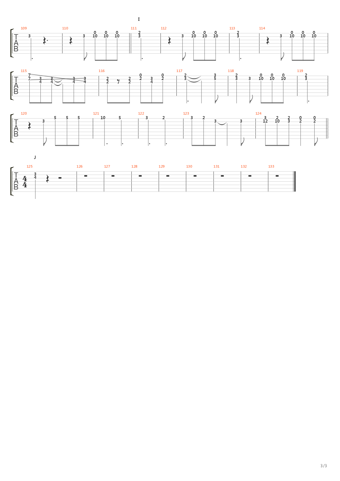 証言(Shougen)吉他谱