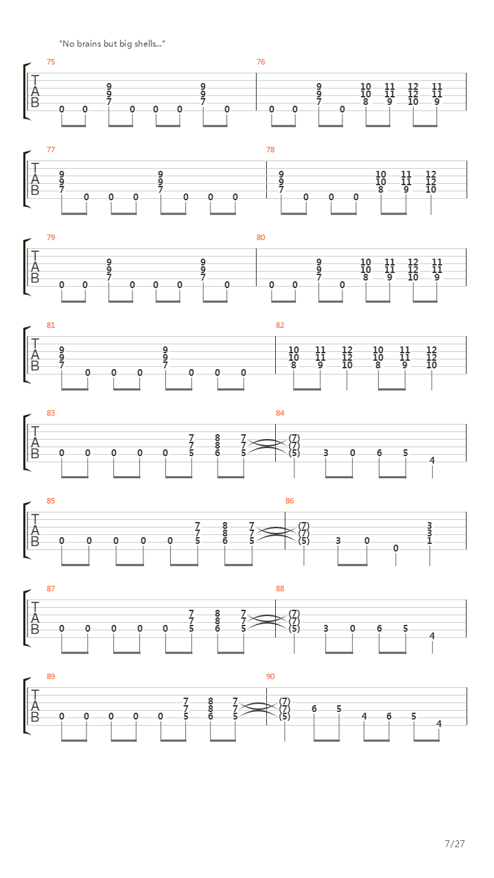 Back To The Stone Age吉他谱