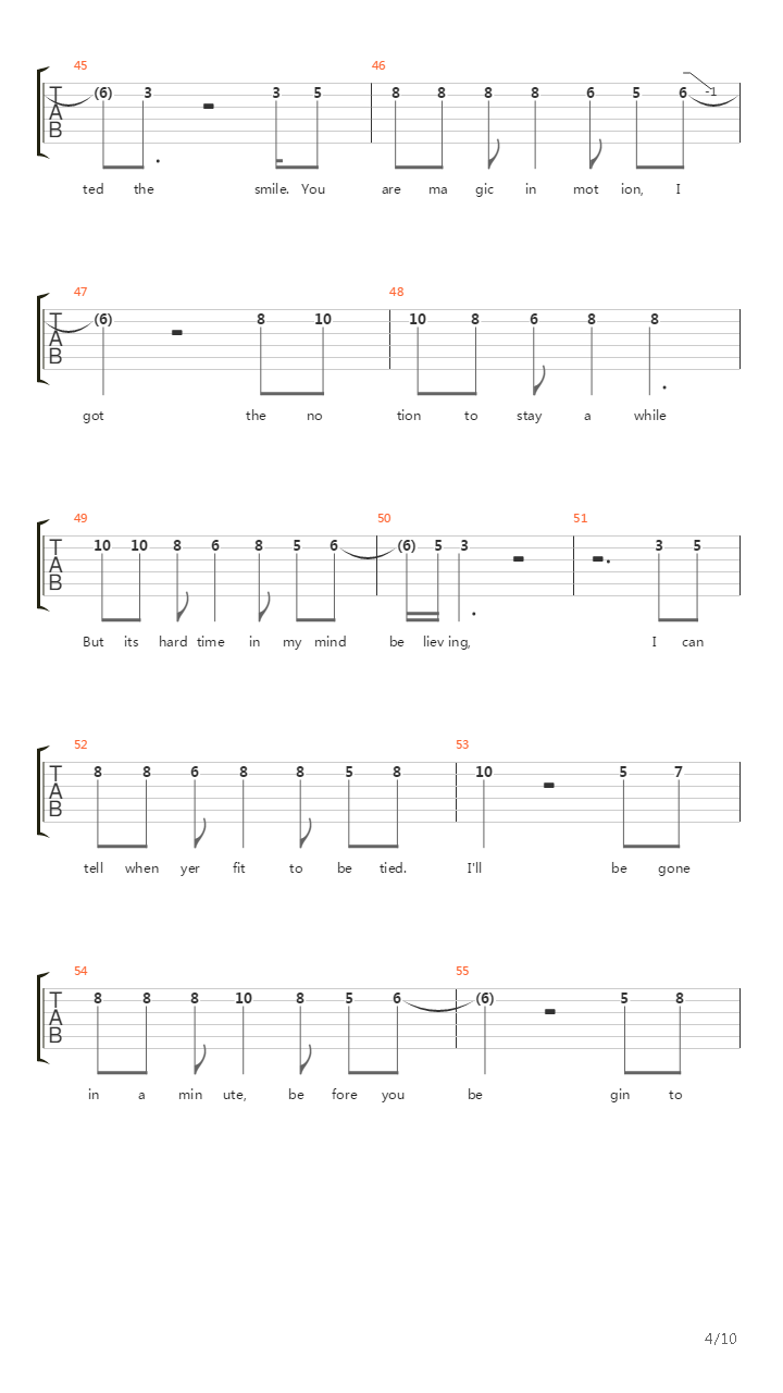 Hit And Run吉他谱