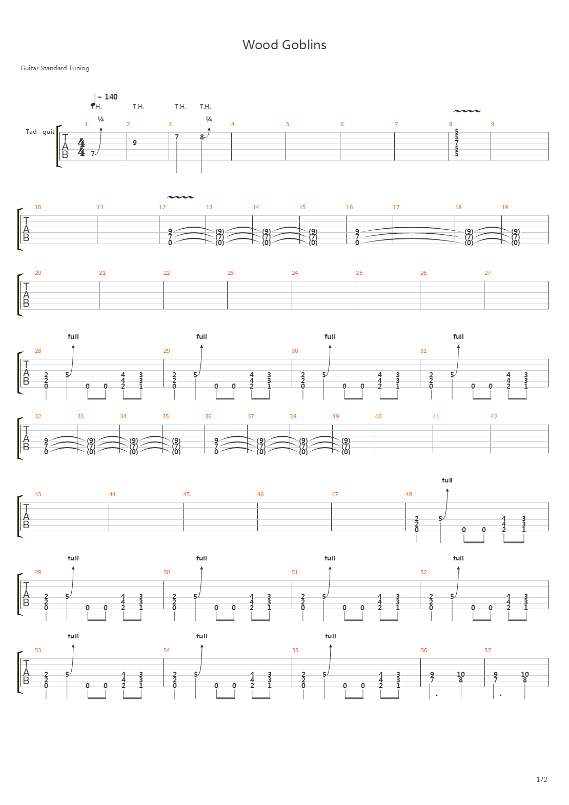 Wood Goblins吉他谱