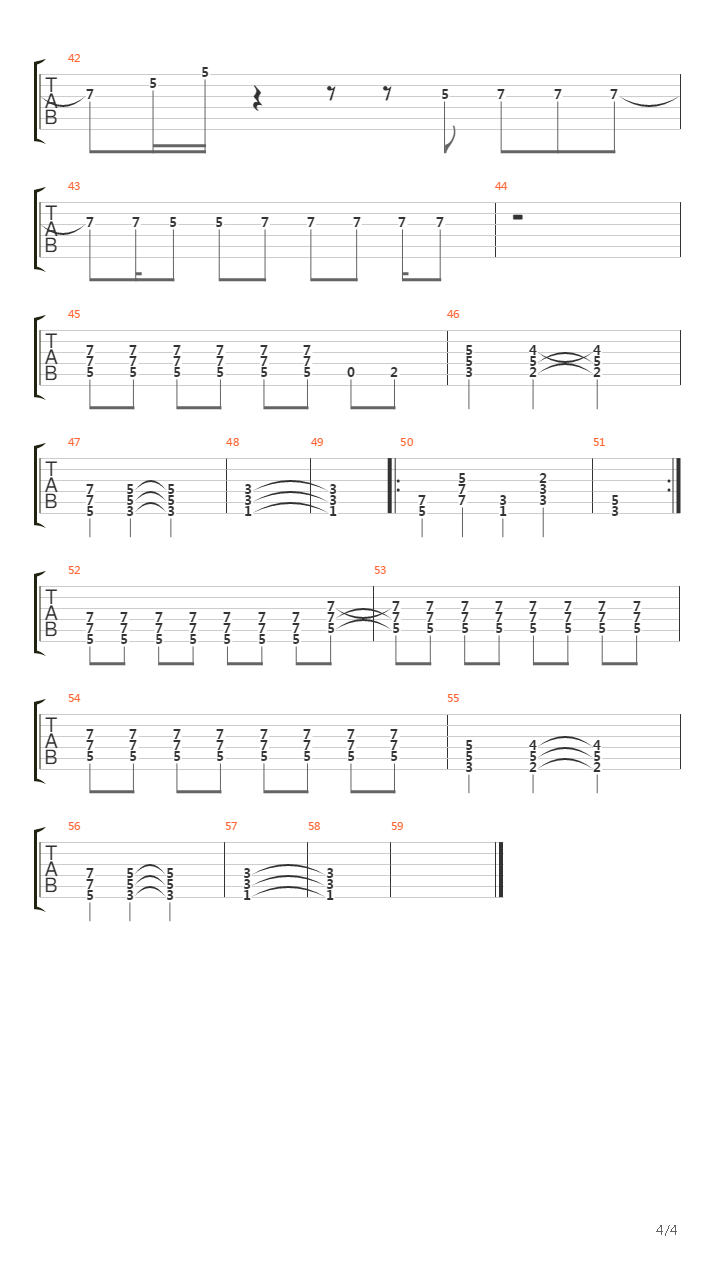 Crach Ton Venin吉他谱