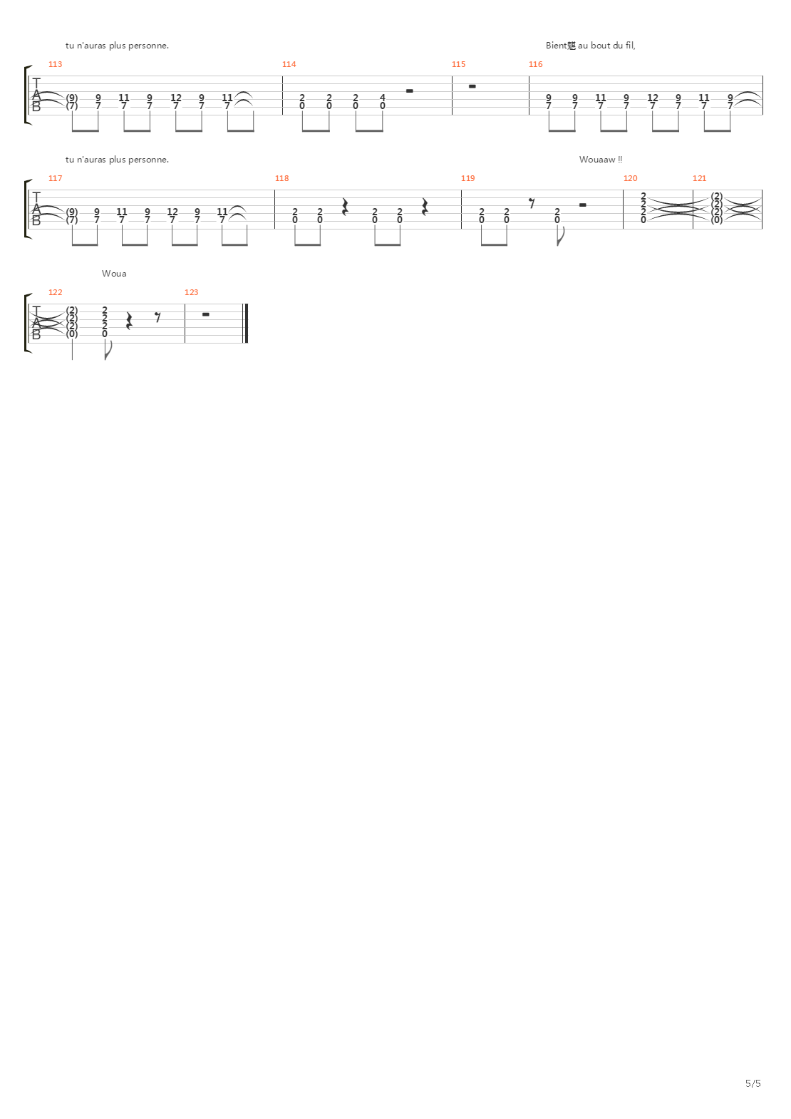 Hygiaphone吉他谱