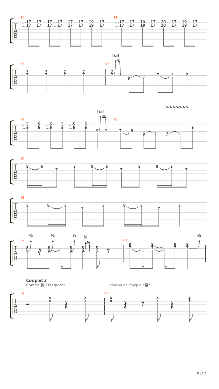 Hygiaphone吉他谱