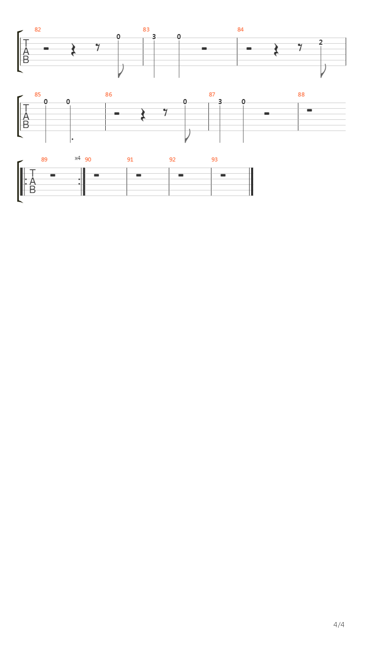 Le Chat吉他谱