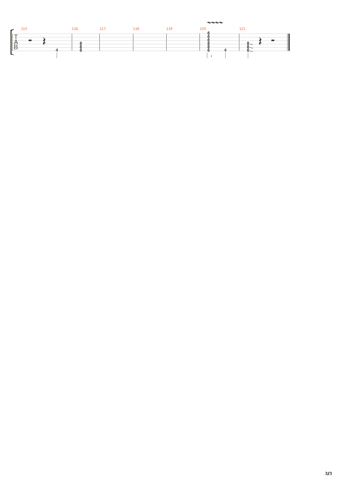 Chaotica吉他谱