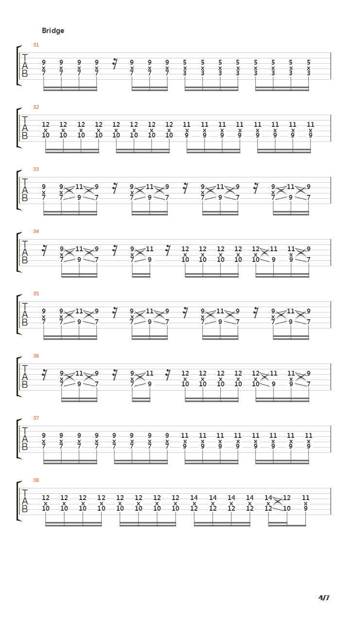 The Rhythm Song吉他谱