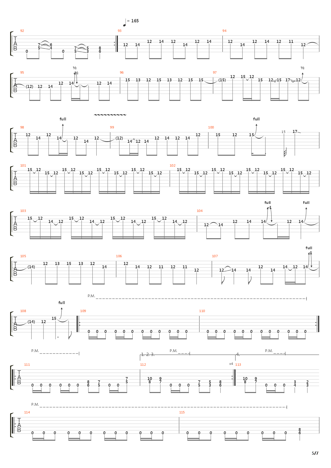 Iron Swan吉他谱