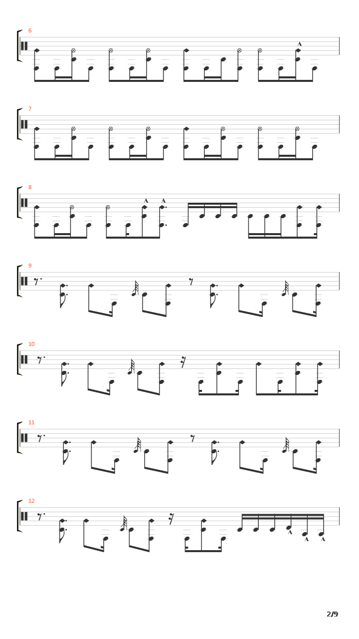 The Warp Riders吉他谱