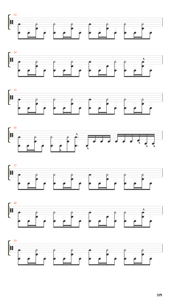 The Warp Riders吉他谱