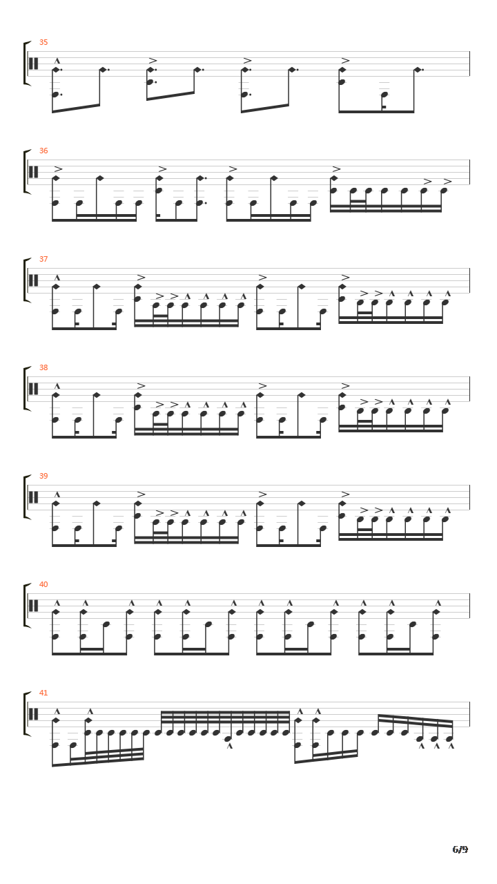 The Warp Riders吉他谱