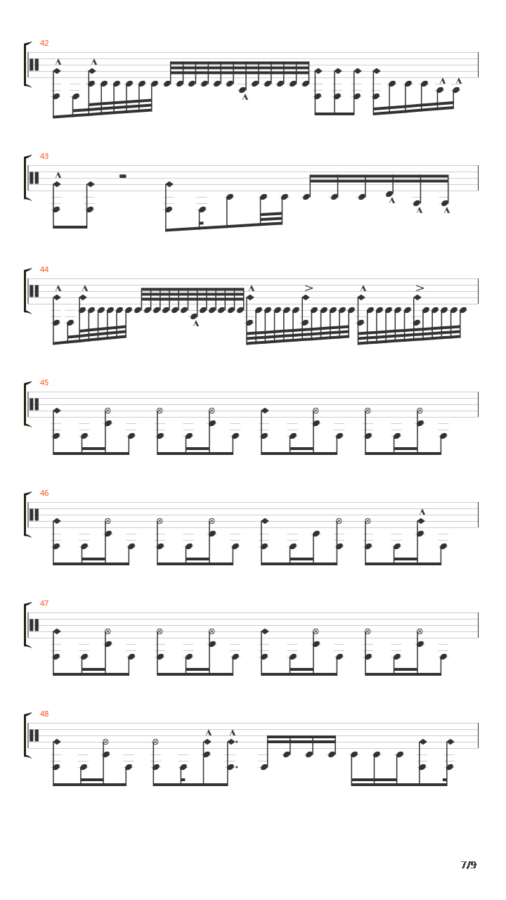 The Warp Riders吉他谱