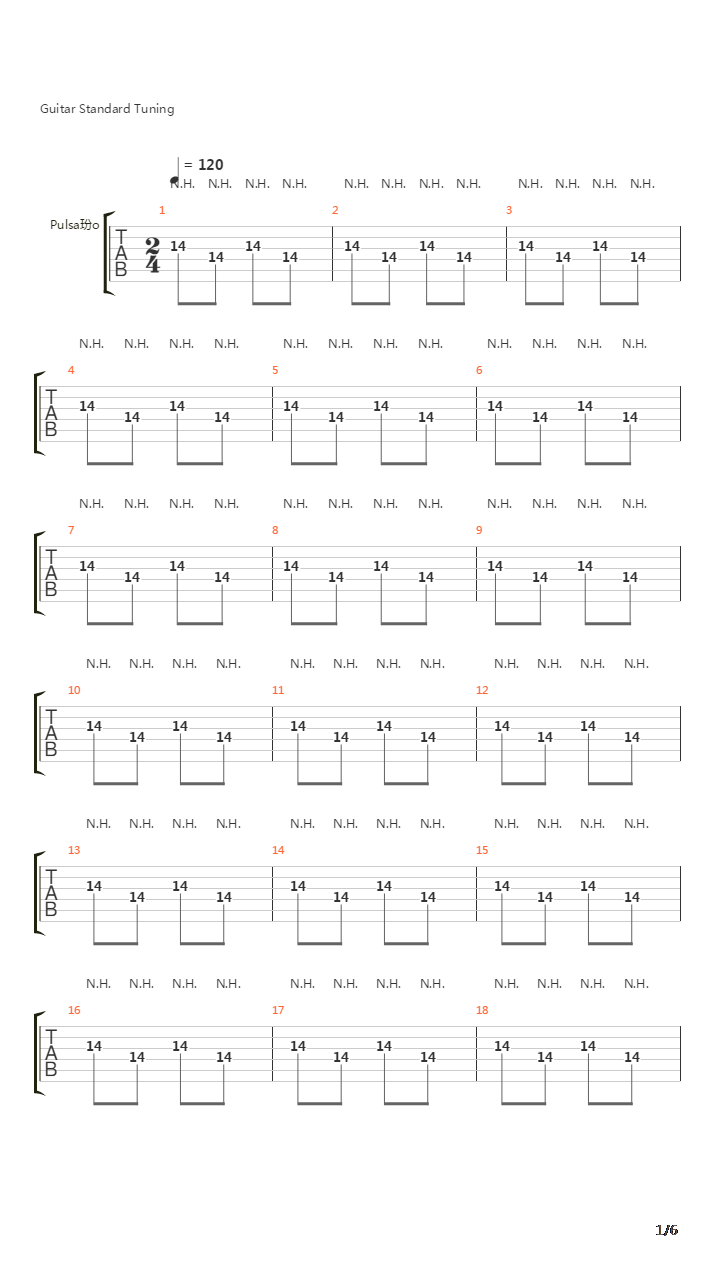 O Pulso吉他谱