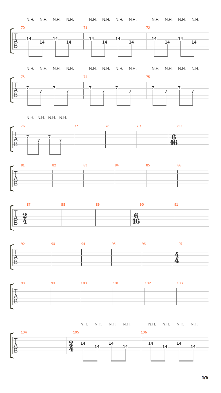 O Pulso吉他谱
