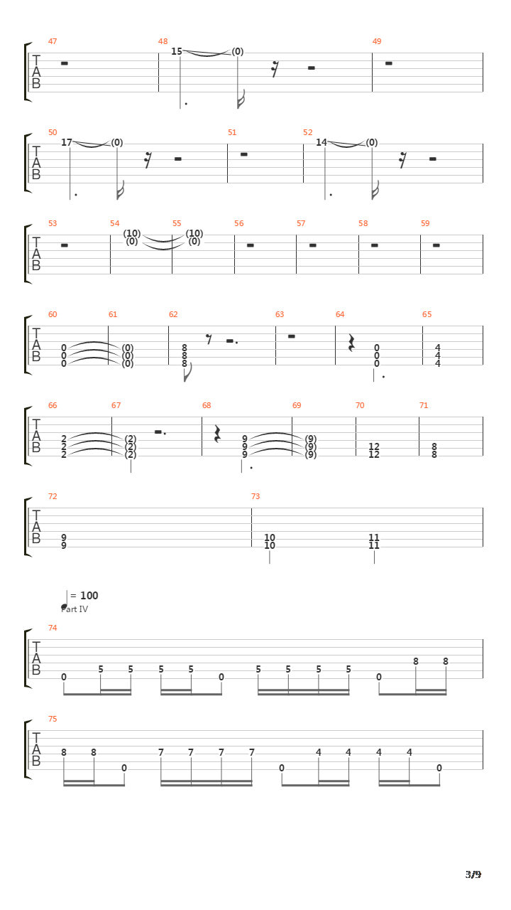 Bathyalpelagic I - Impasses吉他谱