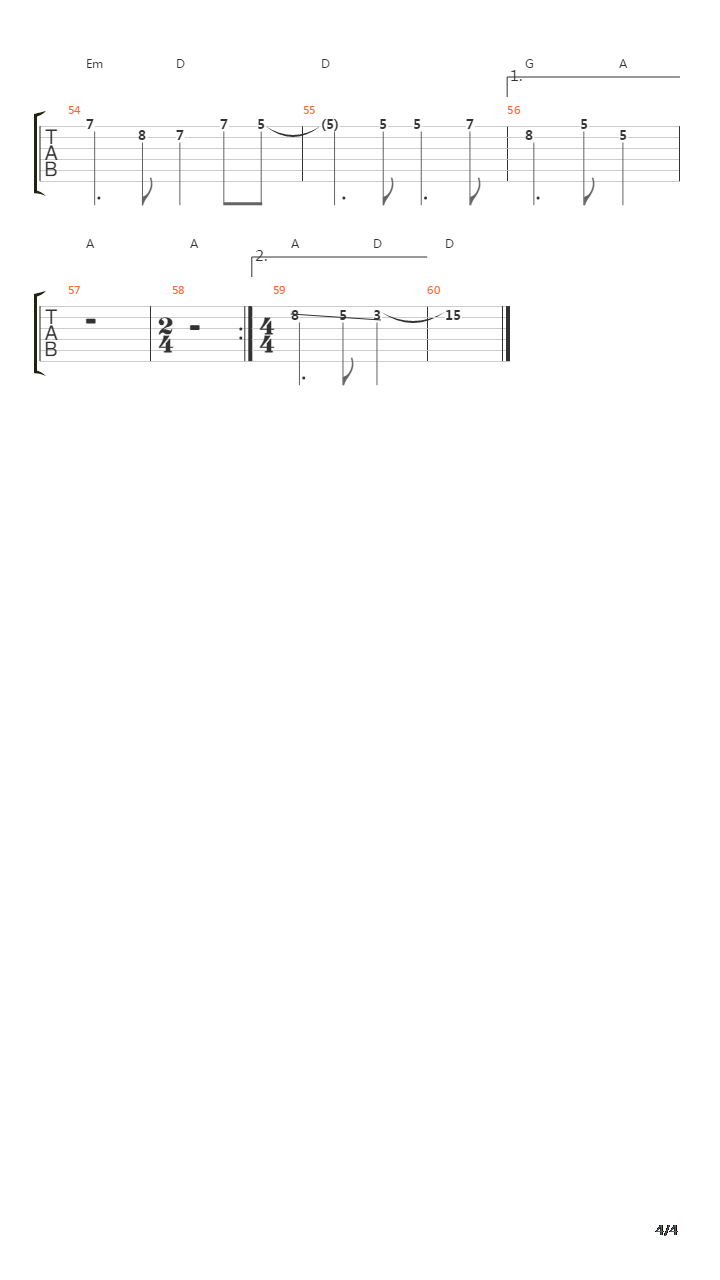 Eleni吉他谱