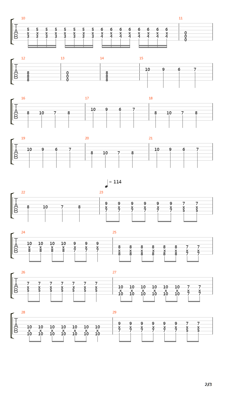 Adieux吉他谱