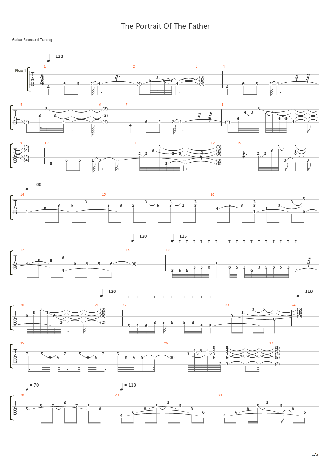 The Portrait Of The Father吉他谱