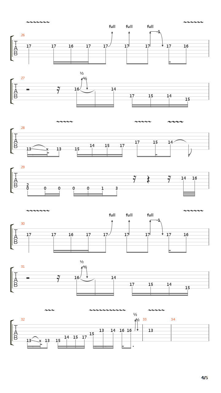 The Gates Of Hell吉他谱