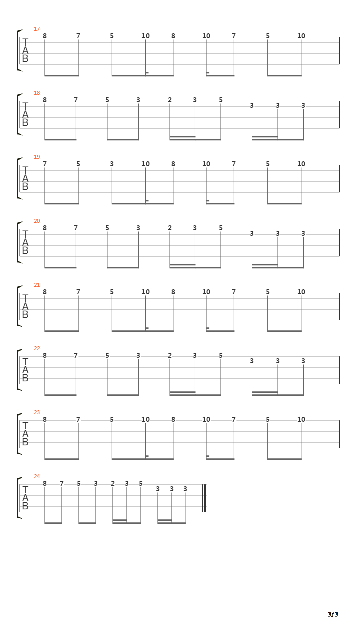 Alternative End For Your Usch吉他谱