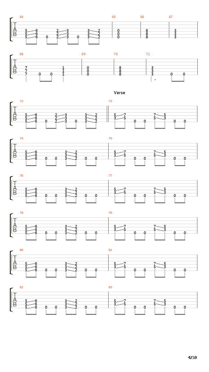 Pimeyden Morsian吉他谱