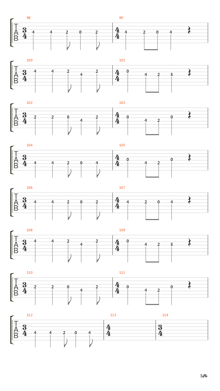 Nine Worlds Of Lore吉他谱